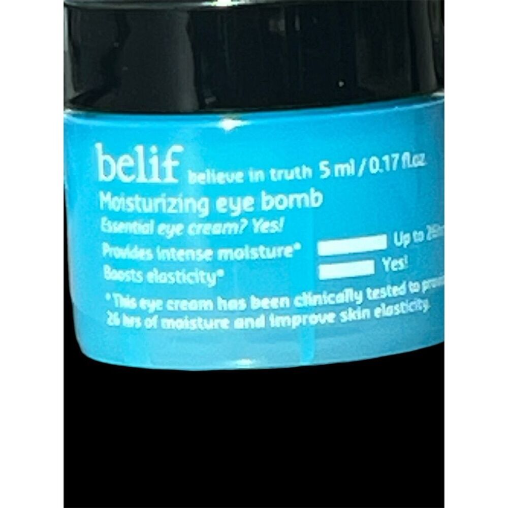 Belif Moisturizing Eye Bomb Cream Sample Size Hydration Boost 0.17 fl oz